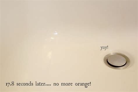 The Creek Line House How To Clean Orange Water Stains Orange Water