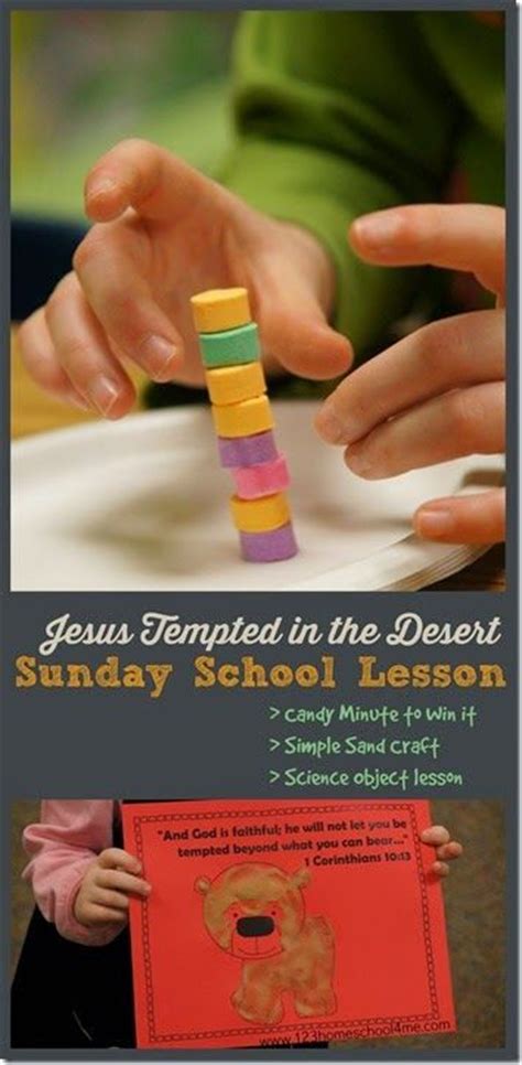 Jesus Tempted In The Desert Sunday School Lessons For Kids From