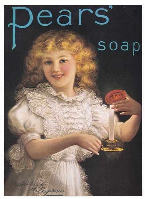 Vintage Pears Soap Advert Ad Advertisement 1902 Victorian Girl Etsy