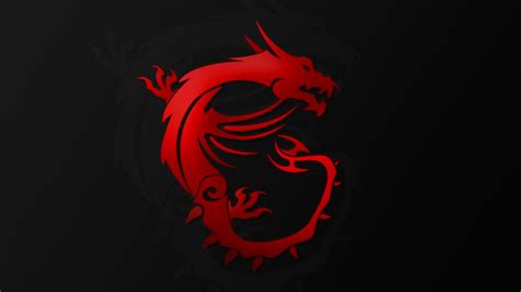 Msi Logo Msi Gaming Series Dragon Red Hd Wallpaper Wa