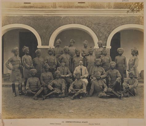 Instructional Staff Of The 25th Cavalry Frontier Force Lahore