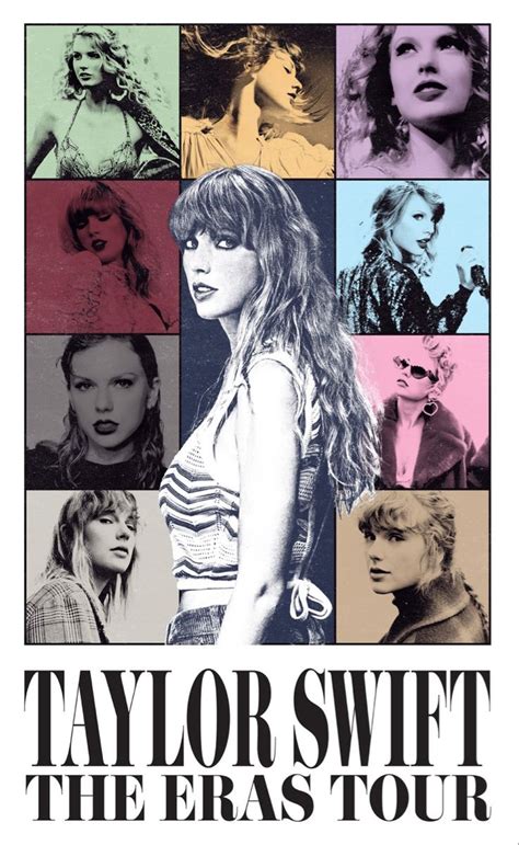 The Eras Tour Poster Taylor Swift Posters Taylor Swift Concert Taylor Swift Wallpaper