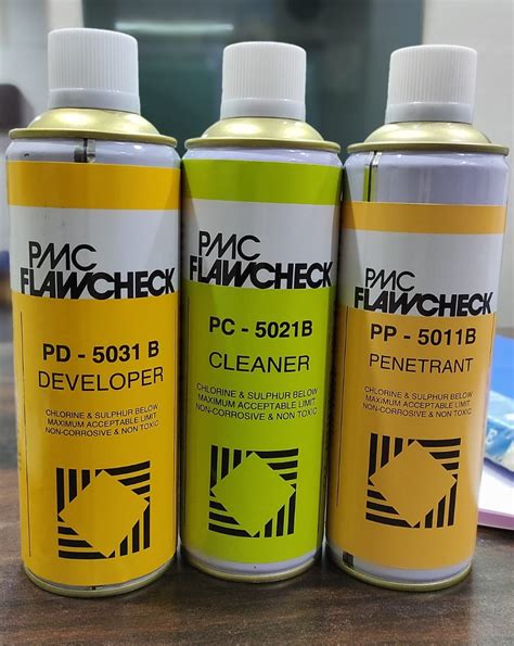 Pmc Flaw Check Liquid Penetrant Products Spray 400 Ml Id 23329394688