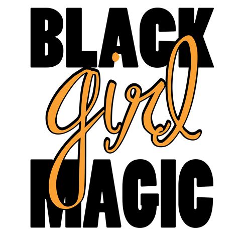 Black Girl Magic Svg Pngdigital File Afro Etsy