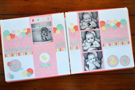 Free shipping for many products! Baby Bath Time Scrapbook Layout Ideas | Baby scrapbook ...