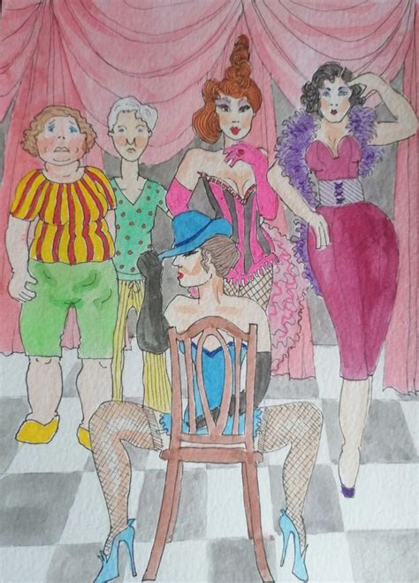 Burlesque Class By F C Macleod Burlesque Classes Burlesque Illustration