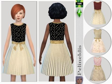 Shimmering Dress By Pelineldis At Tsr Sims 4 Updates