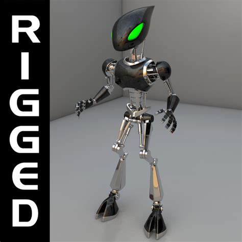 3d Droid Android Model