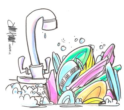 Your dirty kitchen stock images are ready. Dirty Kitchen Sink Cartoon Images & Pictures - Becuo ...