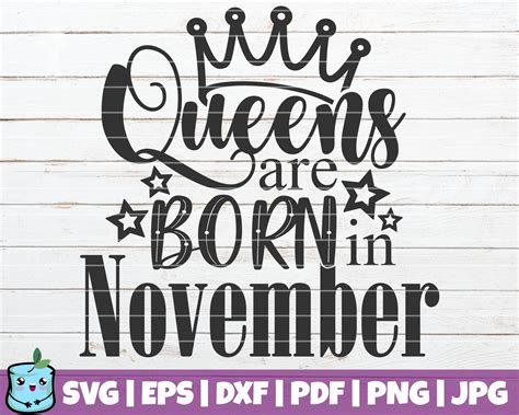 Queens Are Born In Svg Bundle Birthday Girl Svg Cut Files Etsy Canada