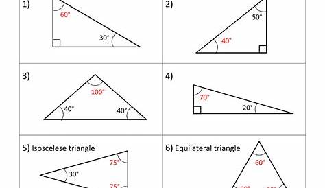 Sum Of Interior Angles A Triangle Worksheet Pdf | Brokeasshome.com