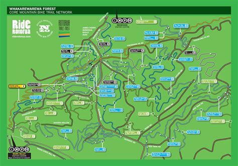 The Big Super Detailed Trail Map Ride Rotorua Limited