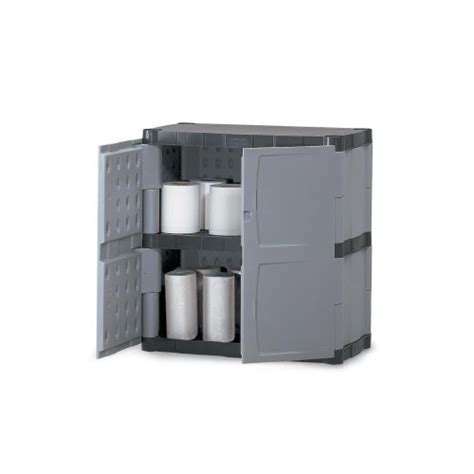 Locker Dresser Rubbermaid Plastic Storage Cabinet 37h Gray By