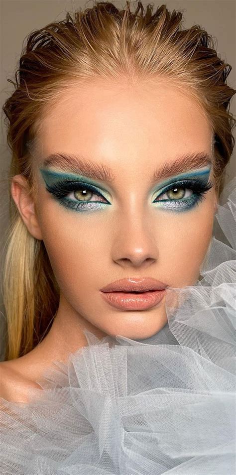 Creative Eye Makeup Art Ideas You Should Try Fantasy Icy Blue Eye