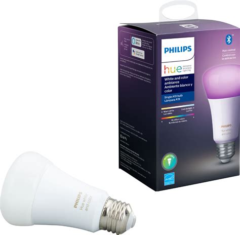 Customer Reviews Philips Hue White And Color Ambiance A19 Bluetooth