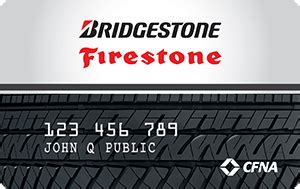 With the mavis discount tire credit card you can take time to pay with 6 months promotional financing on purchases of $199 or more. Bridgestone Firestone - Automotive Credit Card | CFNA