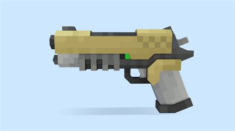 Minecraft Pistol Download Free 3d Model By Sedona1029 927777e