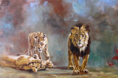 African Wildlife Paintings On Behance