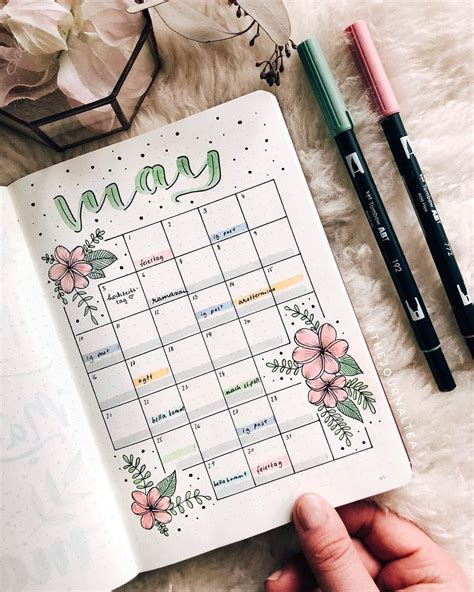 May Bullet Journals - 30 Spreads to Inspire You | May bullet journal ...