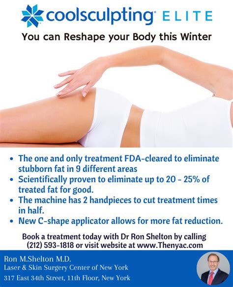 Introducing Coolsculpting® Elite For Non Invasive Fat Reduction In New York City Dr Ronald M