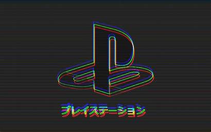 Ps Playstation Ps4 Wallpapers Aesthetic Glitch 90s