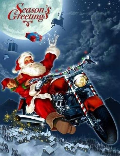 Merry Christmas Motorcycle Christmas Christmas Pictures Christmas Art