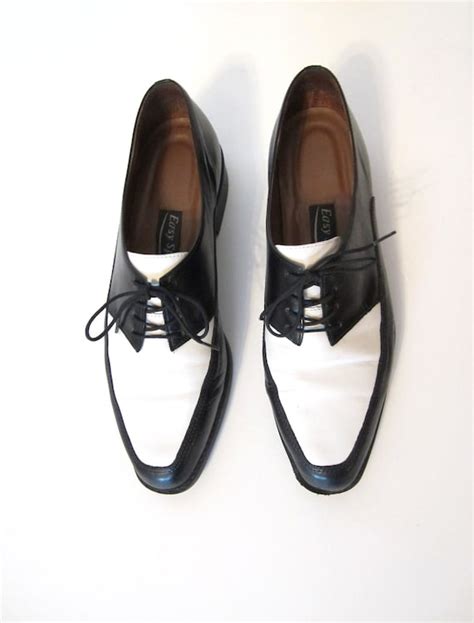 Black And White Brogues Saddle Oxfords Womens Size 7