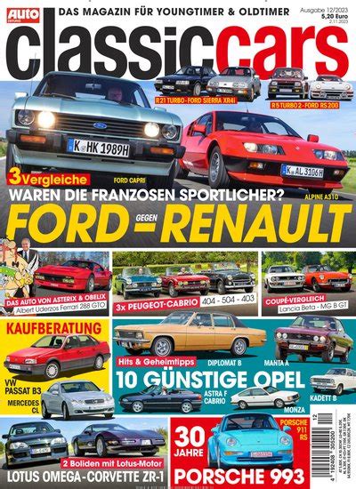 Auto Zeitung classic cars Abo Vergleich bis 35 Prämie