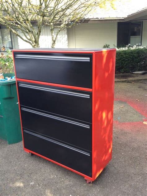 I feel used file cabinets may just be one of the best options for tool storage in your workshop or garage! lateral file storage | Filing cabinet, Garage cabinets ...