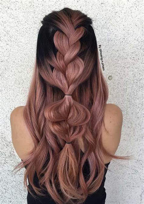 100 Ridiculously Awesome Braided Hairstyles Half Up Simple Braids