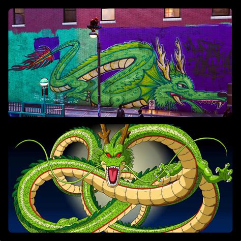 Found Some Street Art That Looks A Lot Like Shenron Are Insomniac
