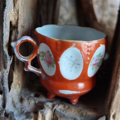 Pajangan Cangkir Keramik Kecil Vintage Japan Antik Pajangan Di Carousell