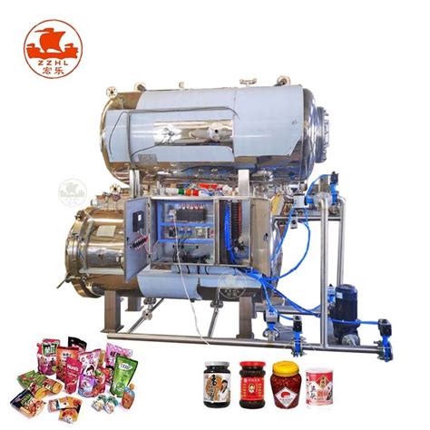 Full Automatic Water Spraying Sterilizer Retort For Fruit Juice Water