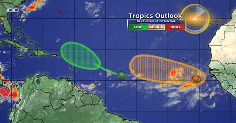 Tracking The Tropics Watching Two Tropical Waves In The Atlantic Cbs