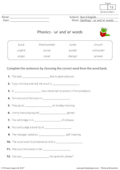 year 6 literacy printable resources free worksheets for