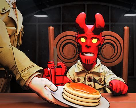 Hellboy Pancakes Shootonline