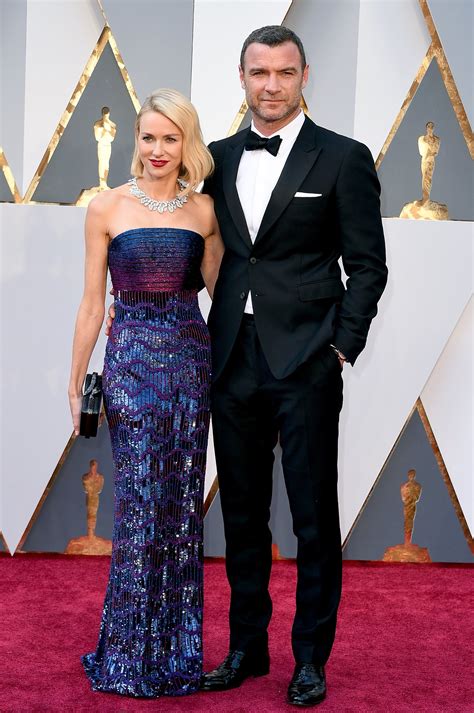 Naomi Watts And Liev Schreiber Oscars Red Carpet Arrivals 2016 Oscar