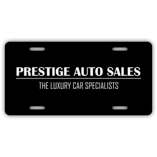 Prestige Auto Sales License Plate - Dealerships License Plates - License Plates
