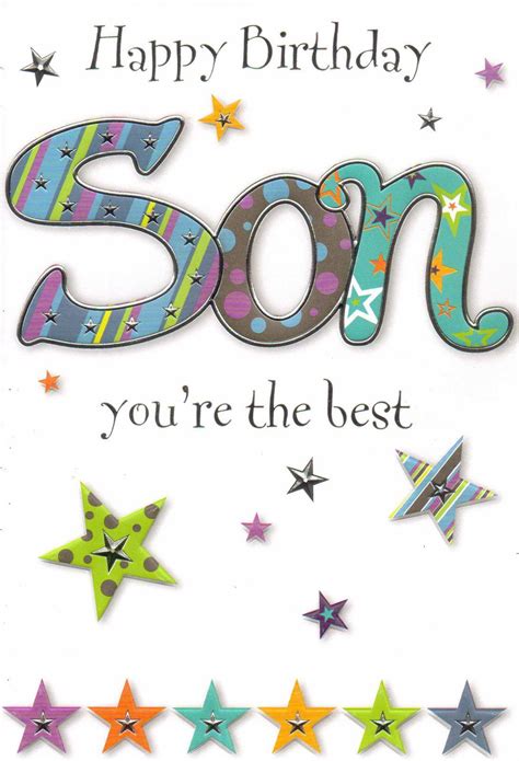 Free Birthday Cards For Son From Mother Choose From 57 Design