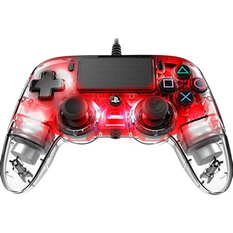 Nacon Ps4 Pad Compact Light Red Wired Controller Dimostore
