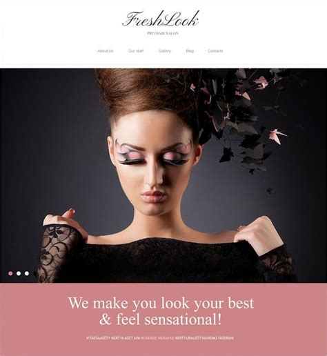 Makeup Artist Website Template References Prestastyle