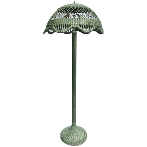 Bring light to your home or office with vintage reproductions of treasured antiques. Victorian Style Wicker and Rattan Domed Floor Lamp at 1stdibs
