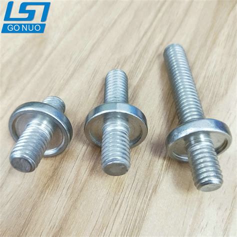 Stainless Steel Special Double Sided Screw With Circular Concave Step