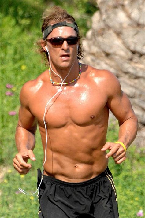 If he catches a cold. hunks at the beach | Matthew McConaughey: Raw, Celebrity ...