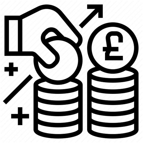 Financial Investment Money Pound Foreign Direct Investment Icon