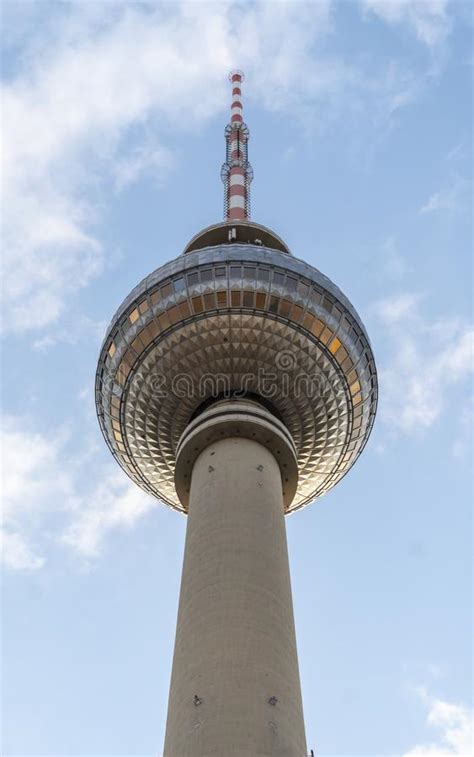 Berlin Tv Tower In Alexanderplatz Editorial Photo Image Of East