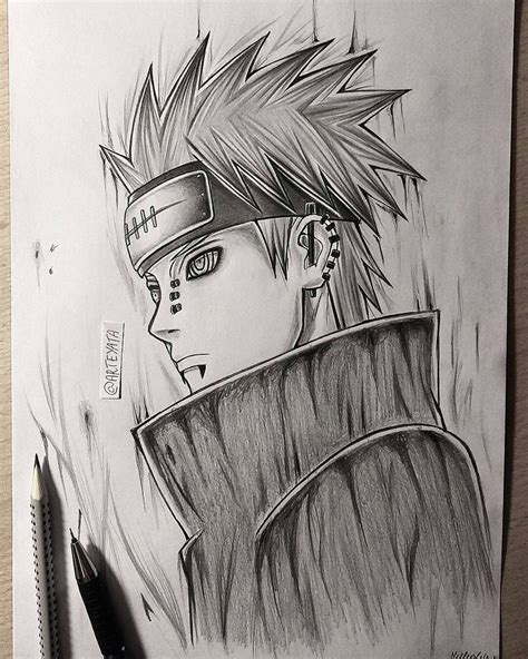 Naruto Pain Drawing