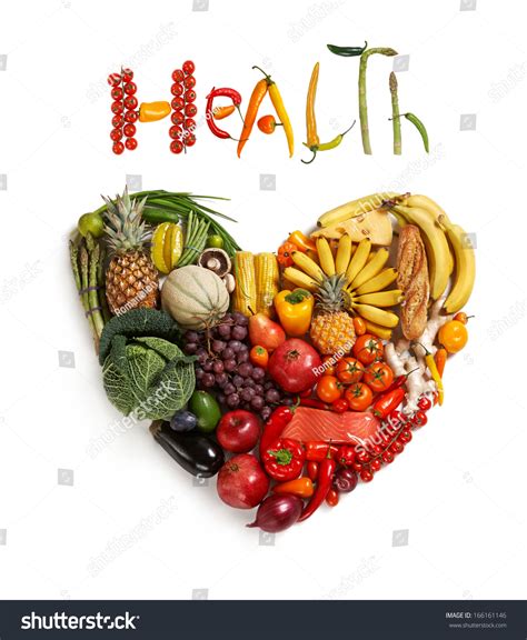 Healthy Food Choice Healthy Food Symbol Stock Photo 166161146