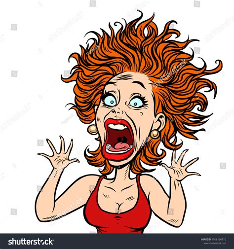 Crazy Woman Cartoon Images Stock Photos D Objects Vectors Shutterstock