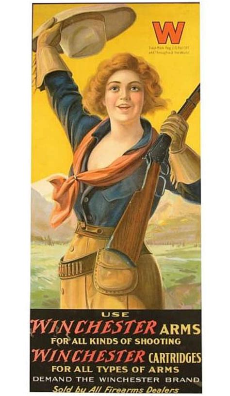 Winchester Girl Cowgirl Art Vintage Cowgirl Winchester